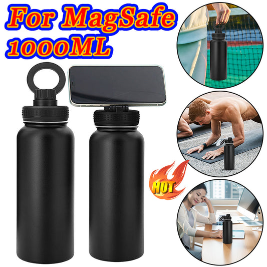 Magnetic Water Bottle & Phone Holder